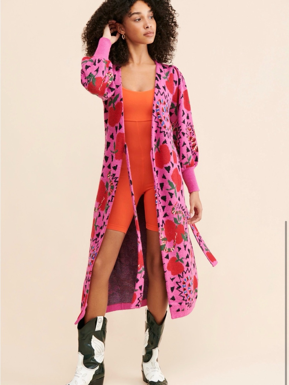 FARM Rio Snake Fruit Sweater Dress - Picture 6 of 9